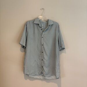 johnnie-O Feather Weight Geometric Button-Up Shirt
